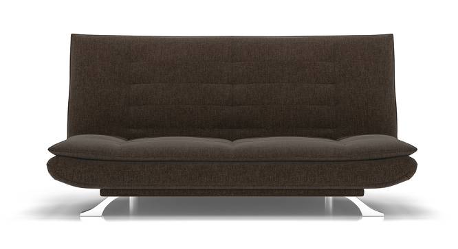 Edo Sofa Cum Bed (Brown) by Urban Ladder - Front View Design 1 - 146273