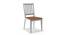Diner 4 Seater Dining Table Set (Golden Oak Finish) by Urban Ladder - Front View Design 3 - 146954