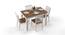 Diner 4 Seater Dining Table Set (Golden Oak Finish) by Urban Ladder - Design 1 Half View - 146961