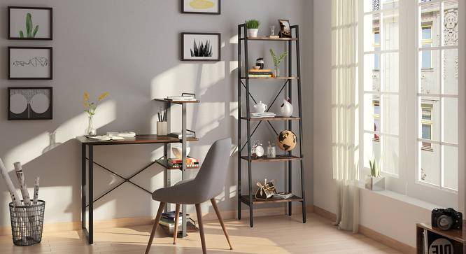 Wallace Bookshelf/Display Unit (35-book capacity) (Wenge Finish) by Urban Ladder - Design 1 Full View - 147109
