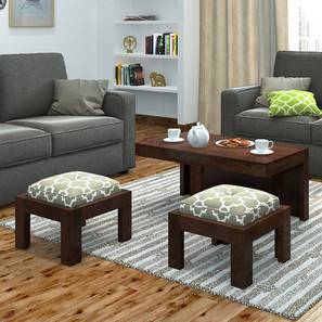 Coffee Table Design Solid Wood Coffee Table in Walnut Morocco Lattice Beige