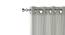 Vonal Sheer Curtains - Set Of 2 (White, Door Curtain Type, 52"x84" Curtain Size) by Urban Ladder