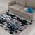 Mandel hand tufted carpet navy black lp