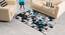 Mandel Hand Tufted Carpet (122 x 183 cm  (48" x 72") Carpet Size, Navy & Black) by Urban Ladder - Design 1 Full View - 148492