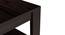 Striado Coffee Table (Mahogany Finish, With Shelves Configuration) by Urban Ladder - - 149543