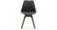 Pashe Chair (Black) by Urban Ladder - Front View - 150889