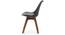 Pashe Chair (Black) by Urban Ladder - Side View - 150891