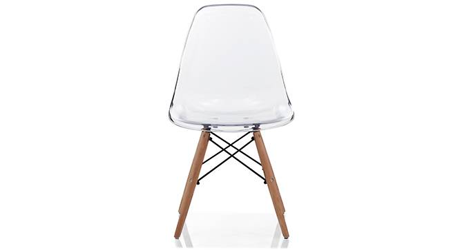 DSW Chair Replica (Clear) by Urban Ladder - Front View - 150899