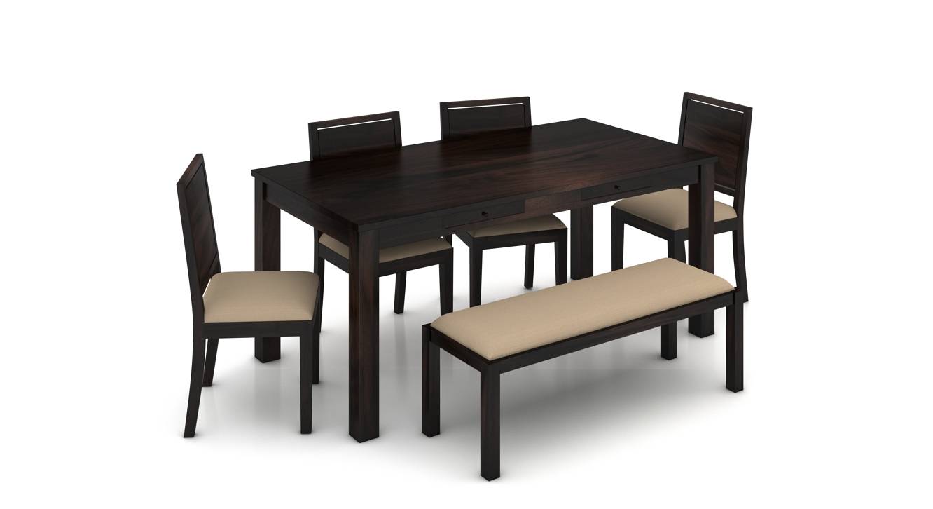 Arabia Xl Storage Oribi 6 Seater Dining Table Set With