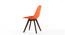 Pashe Dining Chairs - Set of 2 (Rust) by Urban Ladder - Design 1 Side View - 152317