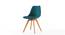 Pashe Dining Chairs - Set of 2 (Teal) by Urban Ladder - Front View Design 2 - 152323