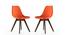 Pashe Chair (Rust) by Urban Ladder - Front View Design 1 - 152986