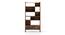 Alberto Solid Wood Bookshelf/Display Unit (Teak Finish) by Urban Ladder - Front View Design 1 - 153005