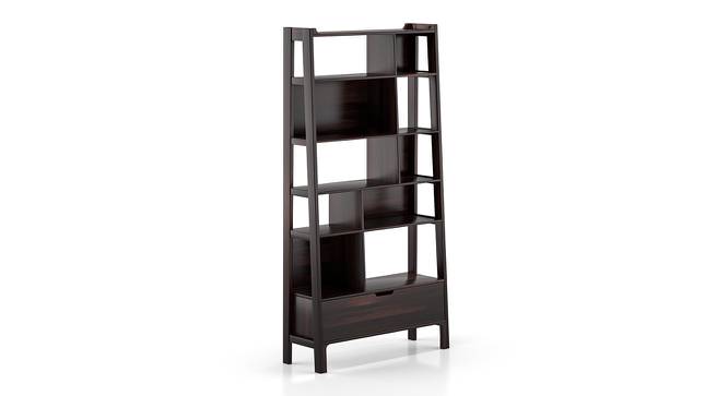 Alberto Bookshelf/Display Unit (85-book capacity) (Mahogany Finish) by Urban Ladder - Cross View Design 1 - 153019