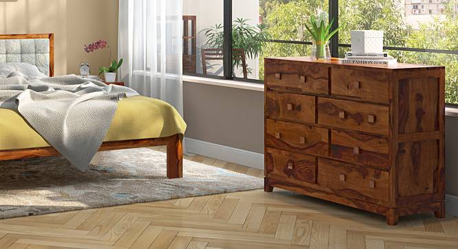 Magellan Chest Of Eight Drawers (Teak Finish) by Urban Ladder - Full View Design 1 - 153545