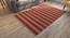 Sayan Dhurrie (91 x 152 cm  (36" x 60") Carpet Size, Orange & Maroon) by Urban Ladder - - 153559
