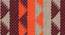 Sayan Dhurrie (91 x 152 cm  (36" x 60") Carpet Size, Orange & Maroon) by Urban Ladder - Design 1 Close View - 153566
