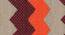 Sayan Dhurrie (91 x 152 cm  (36" x 60") Carpet Size, Orange & Maroon) by Urban Ladder - - 153567