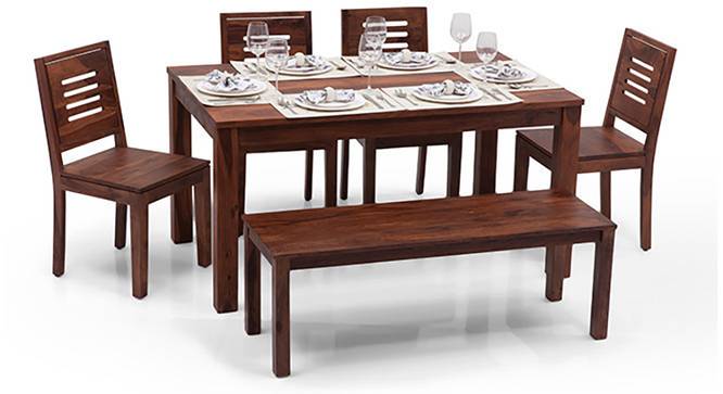 Arabia Xl Capra 6 Seater Dining Sets With Bench Urban Ladder Arabia Xl Capra 6 Seater Dining Sets With Bench