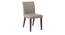 Wesley - Persica(Leatherette) 6 Seater Glass Top Dining Table Set (Beige, Dark Walnut Finish) by Urban Ladder - Cross View Design 2 - 154722