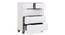 Oslo High Gloss Chest Of Five Drawers (White Finish) by Urban Ladder - Design 1 Close View - 155323