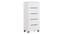 Oslo High Gloss Chest of Drawer Set (White Finish) by Urban Ladder - Front View Design 2 - 155346