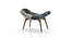 Contour Chair & Ottoman Replica (Indigo Patch Work) by Urban Ladder - Design 1 Close View - 155396