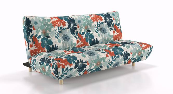 Palermo Sofa Cum Bed (Floral) by Urban Ladder - Front View Design 1 - 155520