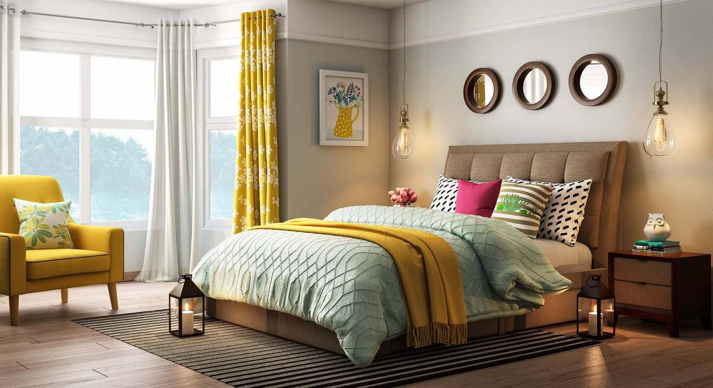 Offbeat Originals - Bedroom (Multicolored Finish) by Urban Ladder