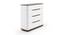 Baltoro High Gloss Chest Of Five Drawers (White Finish) by Urban Ladder - Front View Design 1 - 155632