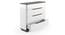 Baltoro High Gloss Chest Of Five Drawers (White Finish) by Urban Ladder - - 155638