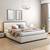 Baltoro high gloss hydraulic storage bed queen lp