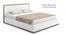 Baltoro High Gloss Hydraulic Storage White Bed (Queen Bed Size, White Finish) by Urban Ladder - - 155844