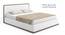 Baltoro High Gloss Hydraulic Storage White Bed (King Bed Size, White Finish) by Urban Ladder - - 155854