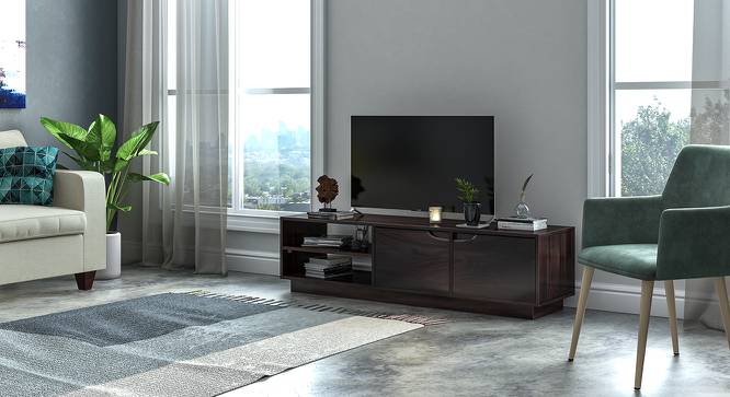 Zephyr TV Unit (Mahogany Finish) by Urban Ladder - Design 1 Full View - 156013