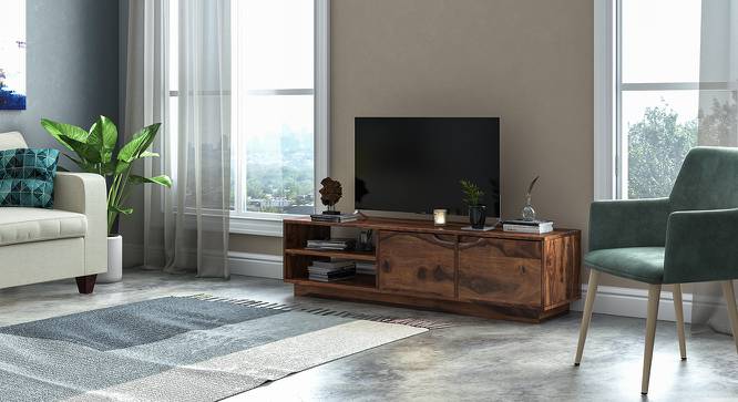 Zephyr TV Unit (Teak Finish) by Urban Ladder - Design 1 Full View - 156044