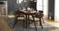 Vanalen 4 to 6 Extendable - Thomson 6 Seater Glass Top Dining Table Set (Beige, Dark Walnut Finish) by Urban Ladder - Design 1 Full View - 157693
