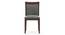 Wesley - Dalla 6 Seater Dining Table Set (Grey, Dark Walnut Finish) by Urban Ladder - Front View Design 2 - 157788