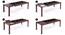 Vanalen 6-to-8 Extendable - Dalla 8 Seater Glass Top Dining Table Set (Beige, Dark Walnut Finish) by Urban Ladder - Banner 1 Design 1 - 157901