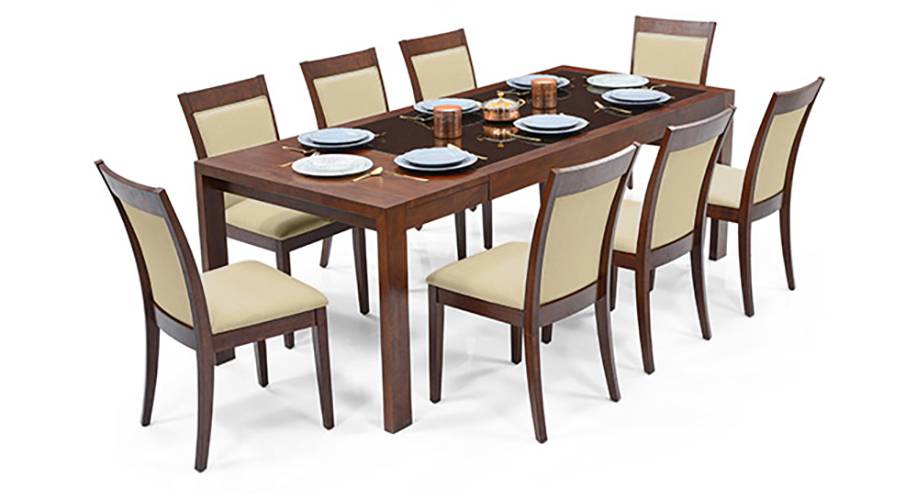 Buy 8 Seater Wooden Dining Sets Online In India Urban Ladder