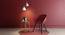 Poulain Accent Chair (Red, Fabric Seat) by Urban Ladder - Full View - 158115