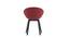 Poulain Accent Chair (Red, Fabric Seat) by Urban Ladder - Rear View - 158119