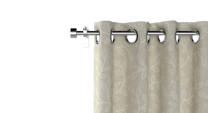 Foglia Curtains - Set Of 2 (Beige, Door Curtain Type, 52"x104" Curtain Size) by Urban Ladder