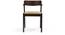 Vanalen 4 to 6 Extendable - Thomson 4 Seater Glass Top Dining Table Set (Beige, Dark Walnut Finish) by Urban Ladder - Front View Design 2 - 158206