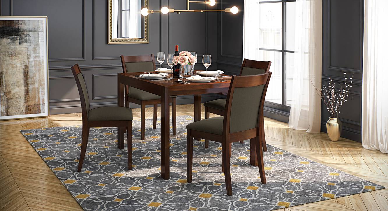 Ven 4 To 6 Extendable Dalla Seater Glass Top Dining Table Set Urban Ladder 4 Seater Glass Top Dining Table Set, Best Extendable Dining Room Tables