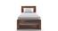 Boston Single Bed (Solid Wood) (Teak Finish, With Trundle) by Urban Ladder - Front View Design 1 - 158576