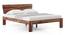 Marieta Bed (Solid Wood) (Teak Finish, King Bed Size) by Urban Ladder - Design 1 Side View - 158650