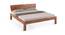 Marieta Bed (Solid Wood) (Teak Finish, King Bed Size) by Urban Ladder - Design 1 Half View - 158651