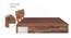 Marieta Storage Bed (Solid Wood) (Teak Finish, Queen Bed Size, Drawer Storage Type) by Urban Ladder - Design 1 Side View - 158675