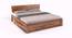 Marieta Storage Bed (Solid Wood) (Teak Finish, Queen Bed Size, Drawer Storage Type) by Urban Ladder - Design 1 Half View - 158677